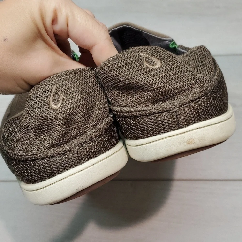 Olukai Mens Nohea Mesh Loafer Slip on shoes sz 9.5